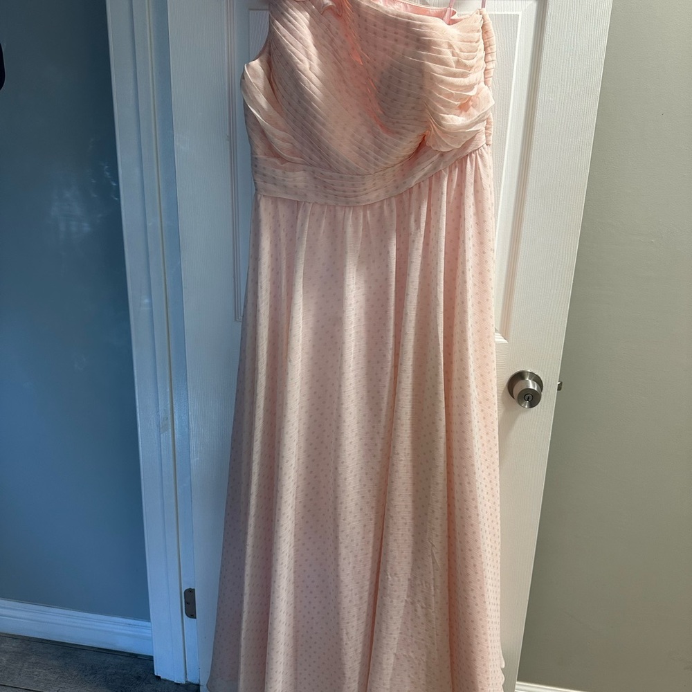 Mac Duggal One-Shoulder Blush Dress - Picture 4 of 6